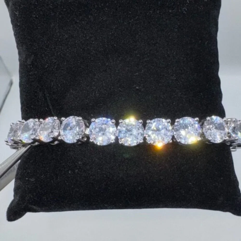 48ct Tennis Bracelet - Picture 6 of 9
